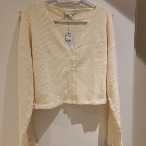 Topshop BNWT Fluffy Ribbed Cardigan